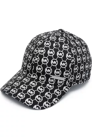 Michael Kors Girls Caps - Monogram-pattern cap