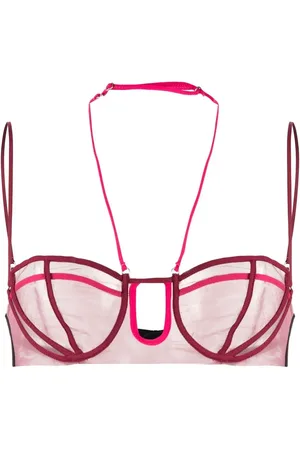 Nensi Dojaka Panelled half-cup bra