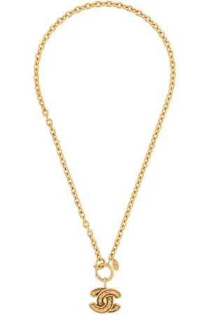 CHANEL Pre-Owned 2007 CC Clover Charm Necklace - Farfetch
