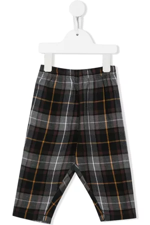 Molo Tartan plaid trousers