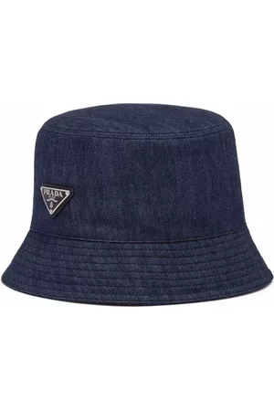 Prada Triangle patch bucket hat
