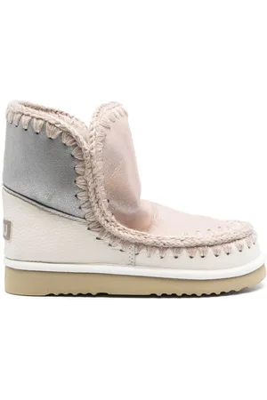 Mou Shearling-lined moccasin boots