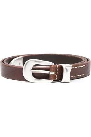 OUR LEGACY Western leather buckle belt