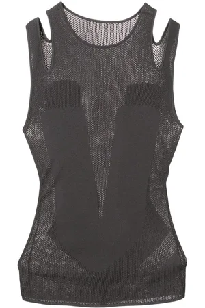 DION LEE Cut-out detail tank top