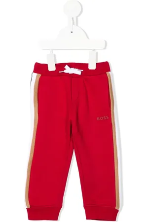HUGO BOSS Striped-detail track pants