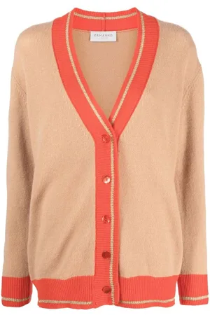 Ermanno Firenze Contrasting-trim detail cardigan