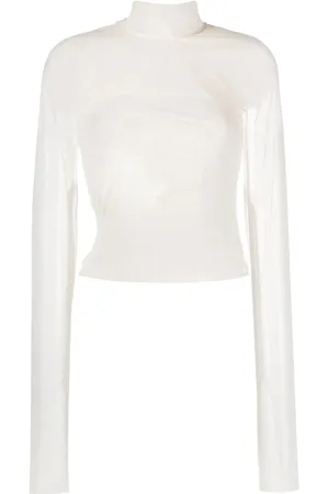 ECKHAUS LATTA High-neck mesh top