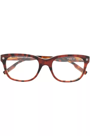 Z Zegna Men Sunglasses - Tortoiseshell square-frame glasses