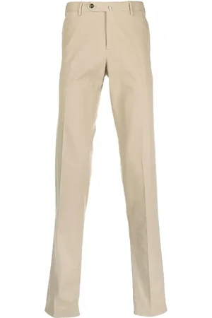PT Torino Mid-rise slim-cut chinos