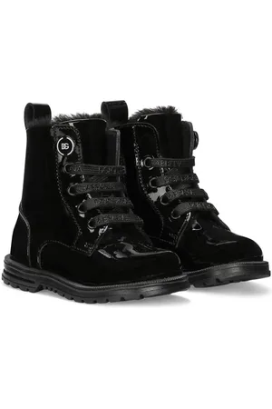 Dolce & Gabbana Patent leather combat boots