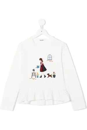 Familiar Graphic-print crew neck jumper