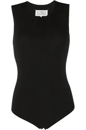 Maison Margiela Round-neck sleeveless bodysuit