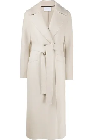 Harris Wharf London Belted wool coat