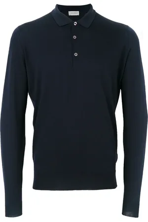 JOHN SMEDLEY Belper knitted polo shirt