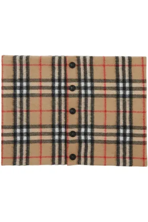 Burberry Vintage Check-pattern cashmere snood