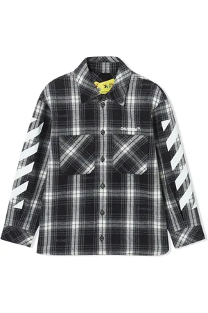 OFF-WHITE Check-pattern button-up shirt
