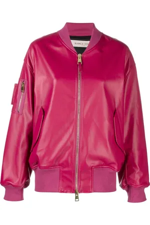 BLANCA Faux-leather bomber-jacket