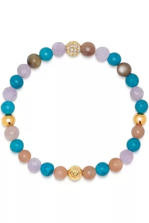 Nialaya Bead-embellished elasticated bracelet