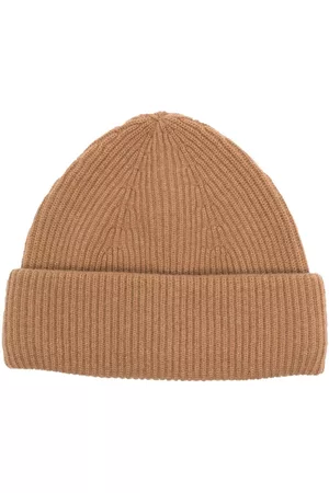 Roberto Collina Beanies - Cashmere ribbed-knit beanie