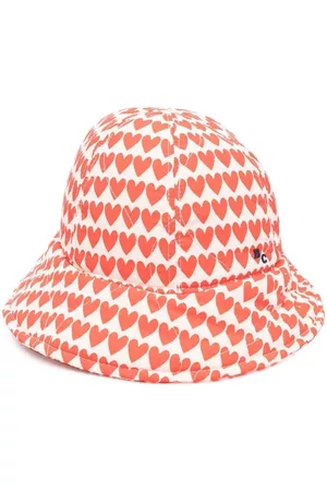 Bobo Choses Boys Hats - Heart-print sun hat