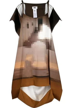 Maison Margiela Draped sleeveless dress