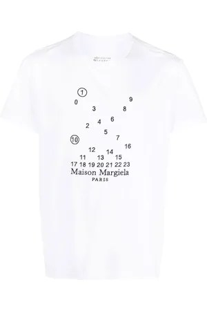 Maison Margiela Numeric logo-embroidered T-shirt