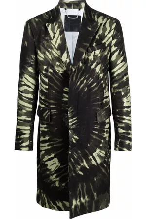 Philipp Plein Single-breasted tie-dye coat