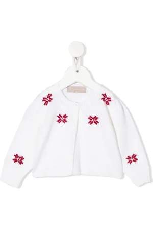 LA STUPENDERIA Floral knit cardigan