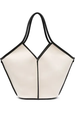 Hereu Calella leather-trimmed tote