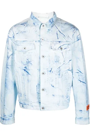 Heron Preston Overdyed button-up shirt jacket