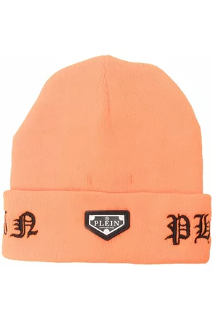Philipp Plein Gothic logo embroidered beanie