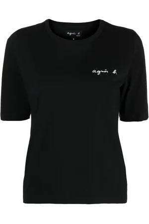 AGNÈS B. Logo-print cotton T-shirt
