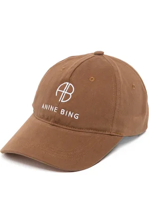 ANINE BING Twill embroidered baseball cap