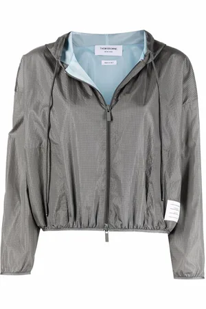 Thom Browne Oversized zip hoodie jacket