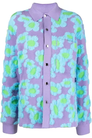 Jacquemus Le Chemise Neve Fleurs cardigan