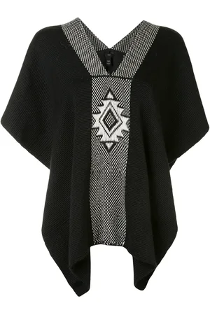 Voz Estrella knitted poncho