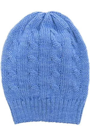 LITTLE BEAR Beanies - Cable-knit design beanie