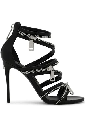 Dolce & Gabbana 105mm zip-detail sandals