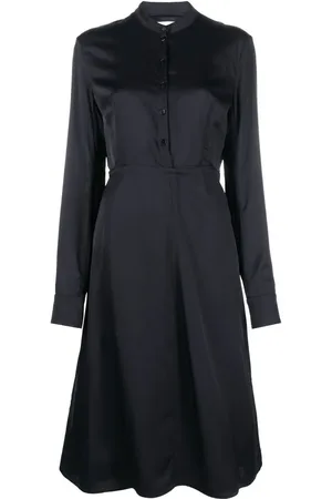 Jil Sander Collarless midi dress