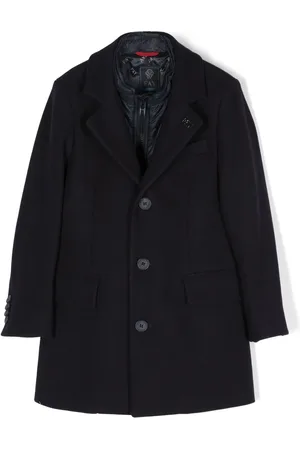 FAY Layered single-breasted coat