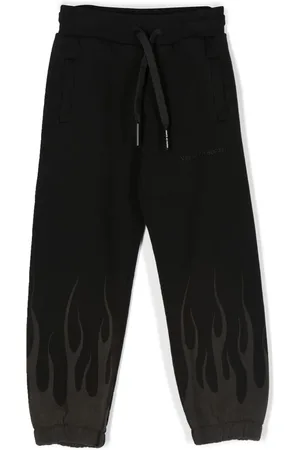 Vision Of Super Embroidered-logo drawstring track pants