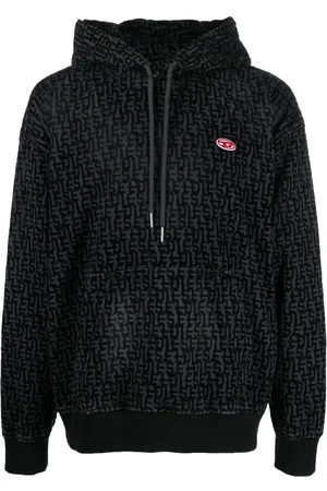 Diesel Logo-print denim hoodie