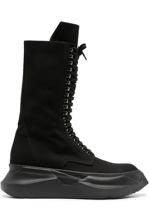 Rick Owens Army Abstract combat boots