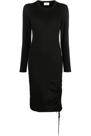 P.A.R.O.S.H. Ruched-detail midi dress