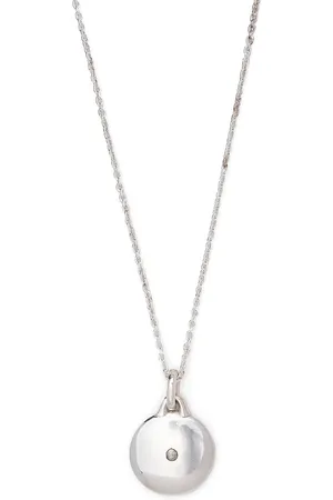 PARTS OF FOUR Disk diamond slab necklace