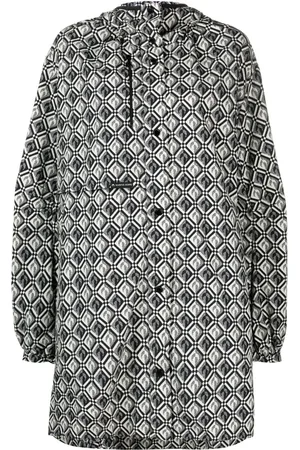 Marine Serre Moon Diamant hooded windbreaker