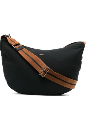 Ermenegildo Zegna Logo-patch shoulder bag