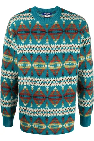 JUNYA WATANABE Intarsia-knit wool jumper