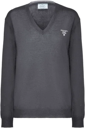 Prada V-neck cashmere jumper