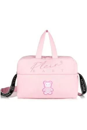 Philipp Plein Embroidered-logo baby changing bag